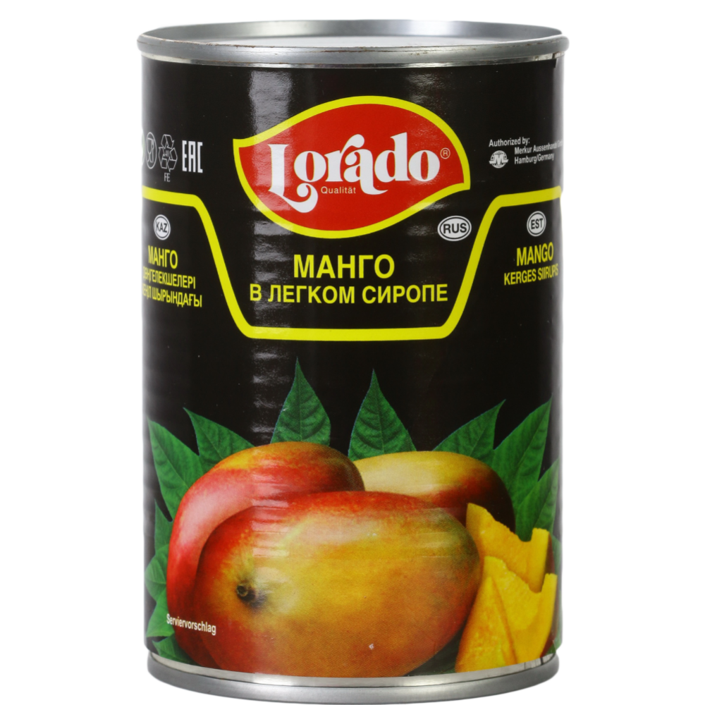Манго «Lorado» консервированный  в легком сиропе, 425 мл