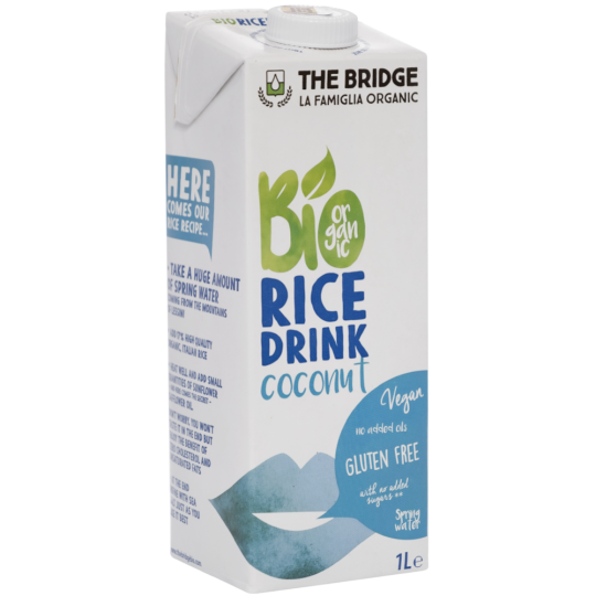 Напиток рисовый «The Bridge» Bio Rice Drink, с кокосом, 1 л