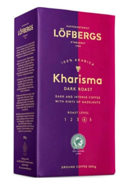 Кофе молотый Lofbergs KHARISMA ,500 гр