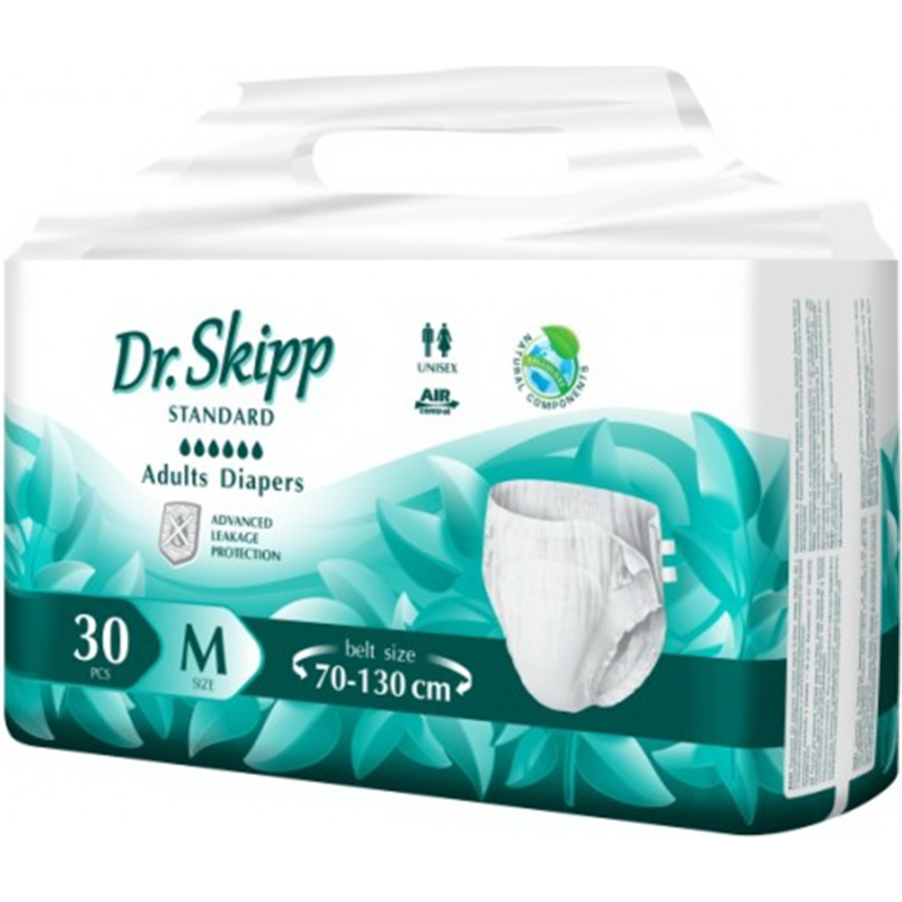 Подгузники для взрослых «Dr.Skipp» Standard, размер M-2, 30 шт #0