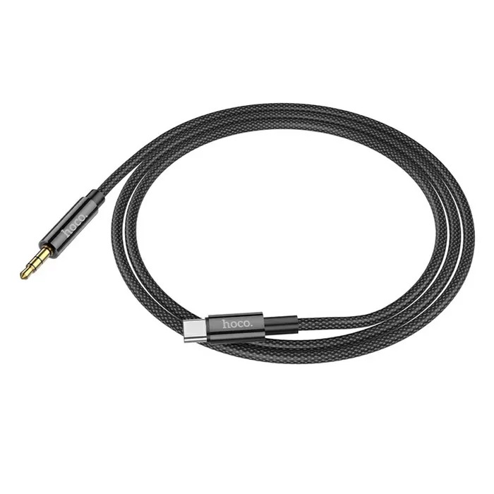 Кабель HOCO UPA19 Type-C - 3,5mm AUX 1m черный