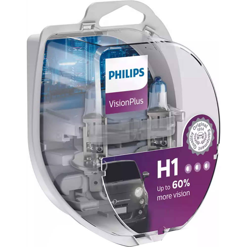 Комплект автоламп «Philips» H1 12258VPS2, 2 шт