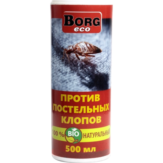 Порошок от насекомых «Borg» Eco против клопов, 500 мл