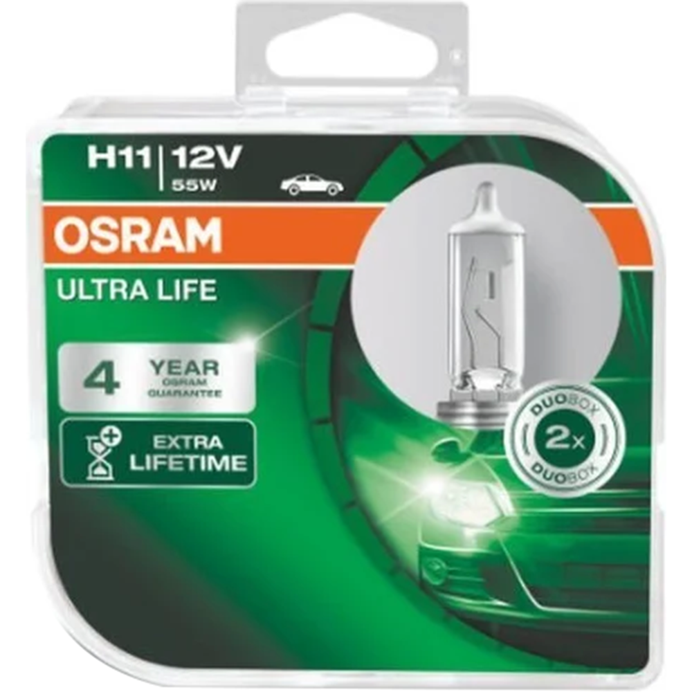 Комплект автоламп «Osram» H11 64211ULT-HCB, 2 шт.