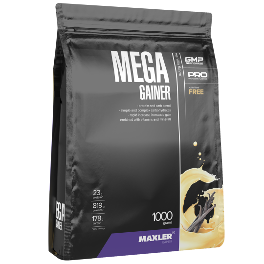 Гейнер Maxler Mega Gainer 1 kg - Vanilla