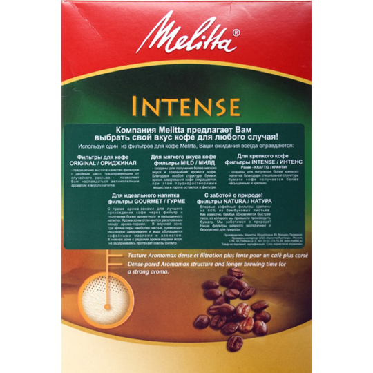 Комплект фильтров для кофе «Melitta» Intense