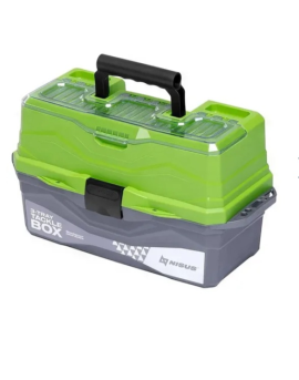 Ящик для снастей трехполочный NISUS Tackle Box, зеленый