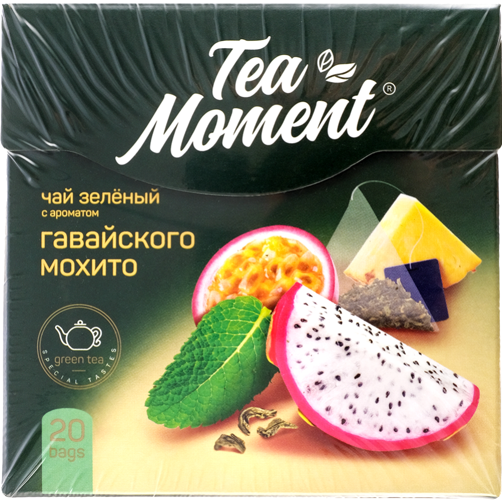 Чай зеленый «Tea Moment» Гавайский мохито, 20х1.8 г #0