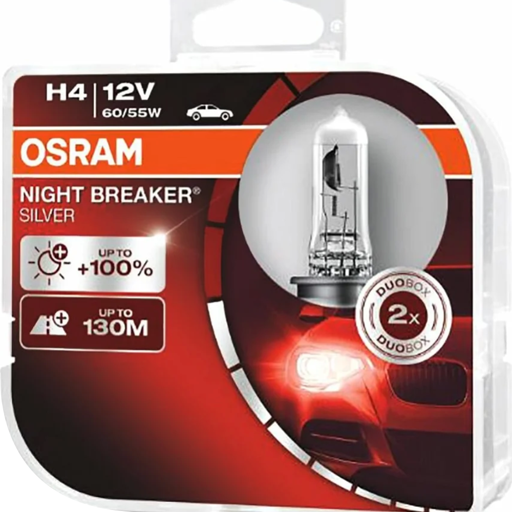 Комплект автоламп «Osram» H4 64193NBS-HCB, 2 шт