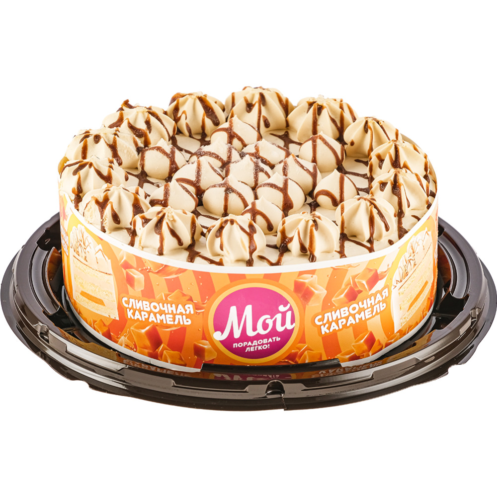Торт «Мой» Сливочная карамель, замороженный, 650 г #0