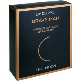 По­да­роч­ный набор для мужчин «Liv Delano» Brave Men. The Moon, шам­пунь для всех типов волос + гель для душа, 500 г