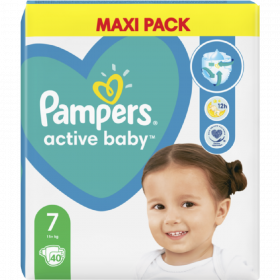 Под­гуз­ни­ки дет­ские «Pampers» Active Baby, Размер 7, 15+ кг, 40 шт