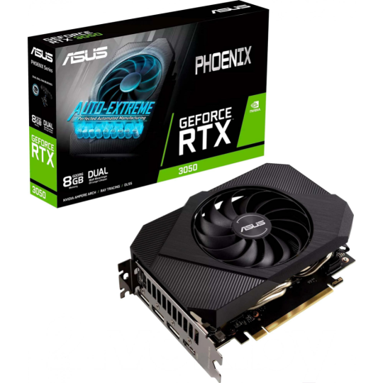 Видеокарта «Asus» Phoenix 8Gb RTX 3050, PH-RTX3050-8G