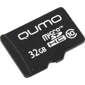 Карта памяти «Qumo» Q21617, MicroSDHC 32GB Сlass 10, QM32GMICSDHC10NA