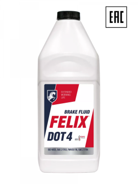 Тормозная жидкость FELIX DOT4, 455г
