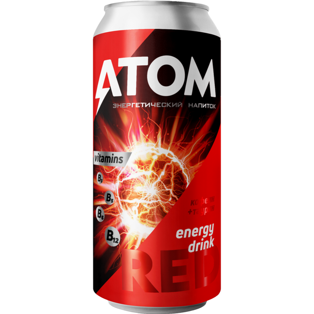 На­пи­ток энер­ге­ти­че­ский «Atom» Red, 0.45 л