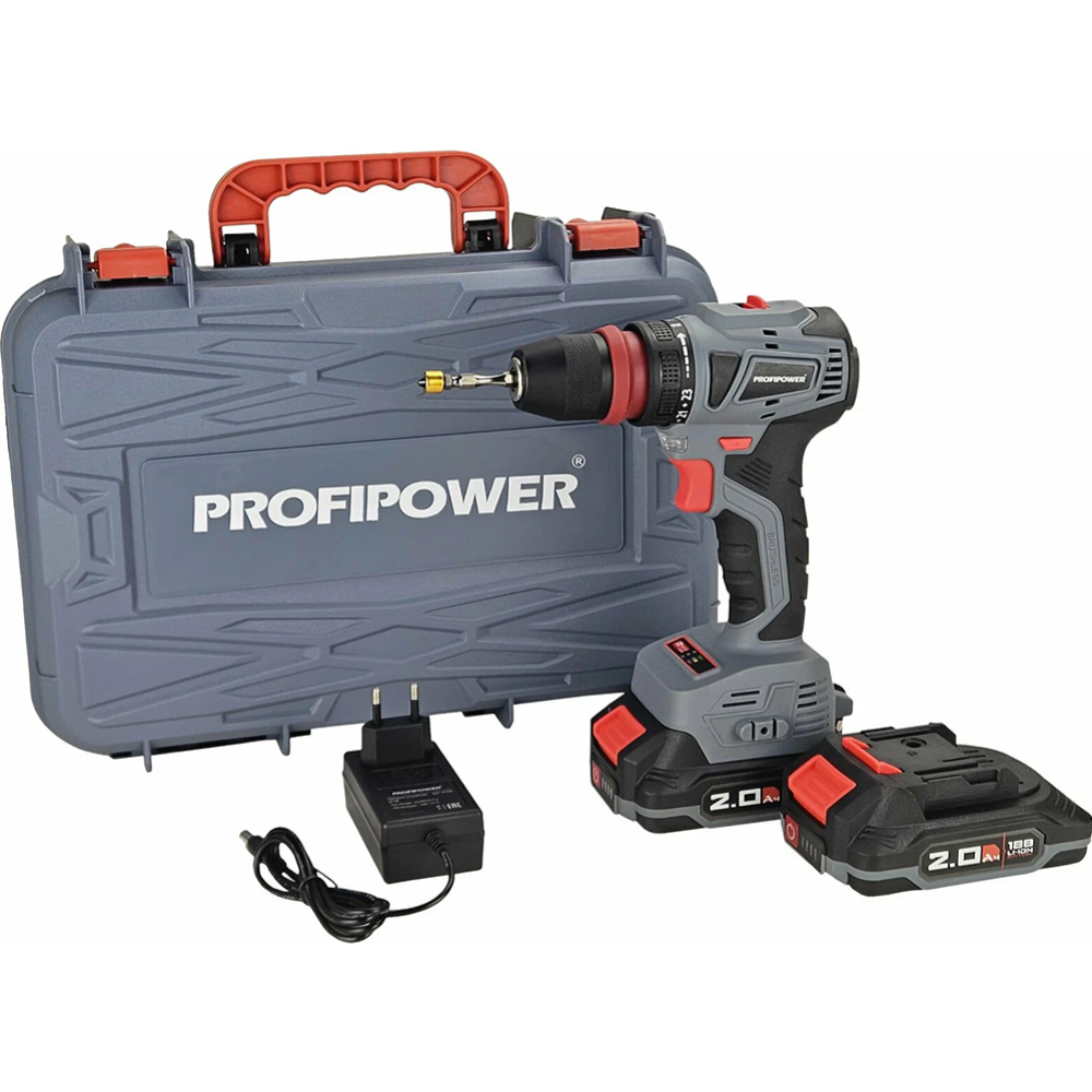 Аккумуляторный шуруповерт «ProfiPower» MKBL-18BM