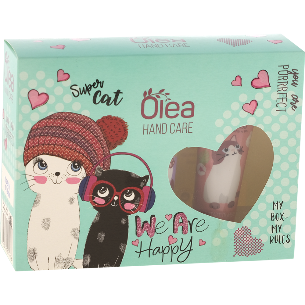 Подарочный набор «Olea» Hand Care Cats, крема для рук, 3х30 мл