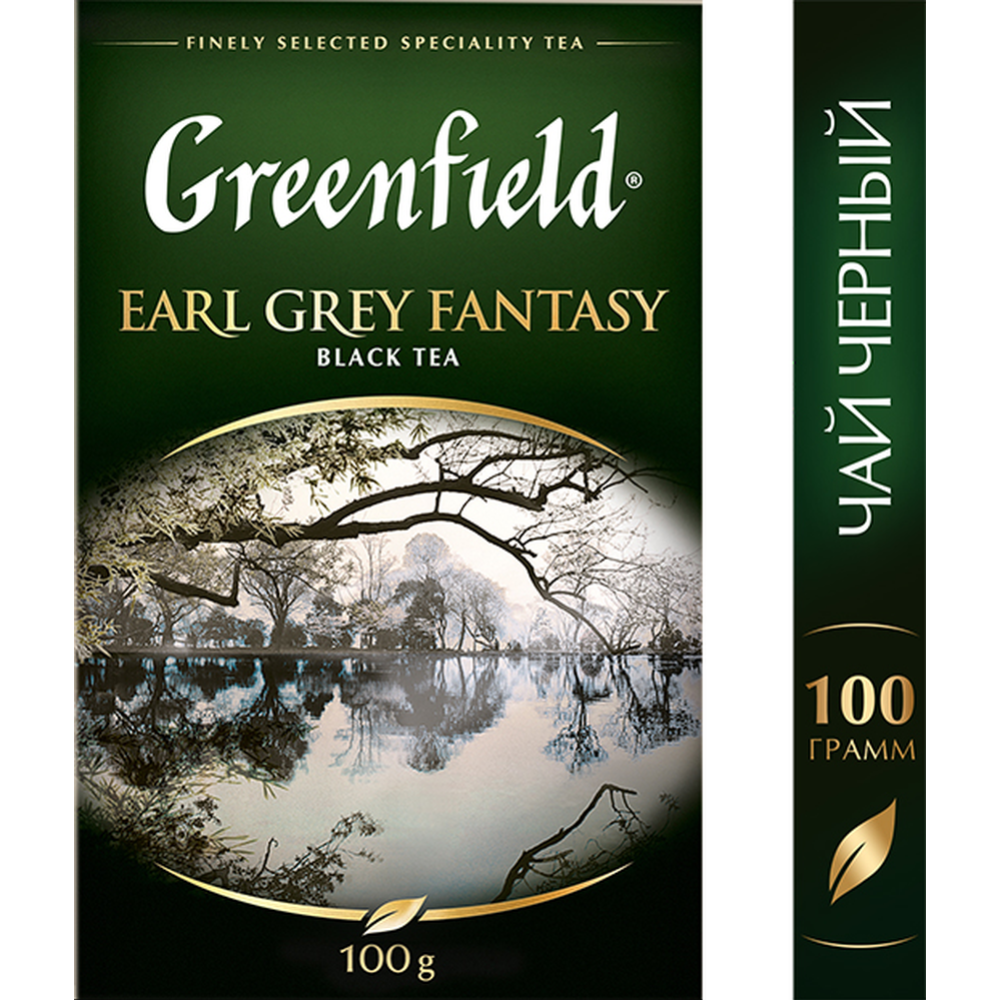 Чай листовой «Greenfield» черный, Earl Grey Fantasy, 100 г #0
