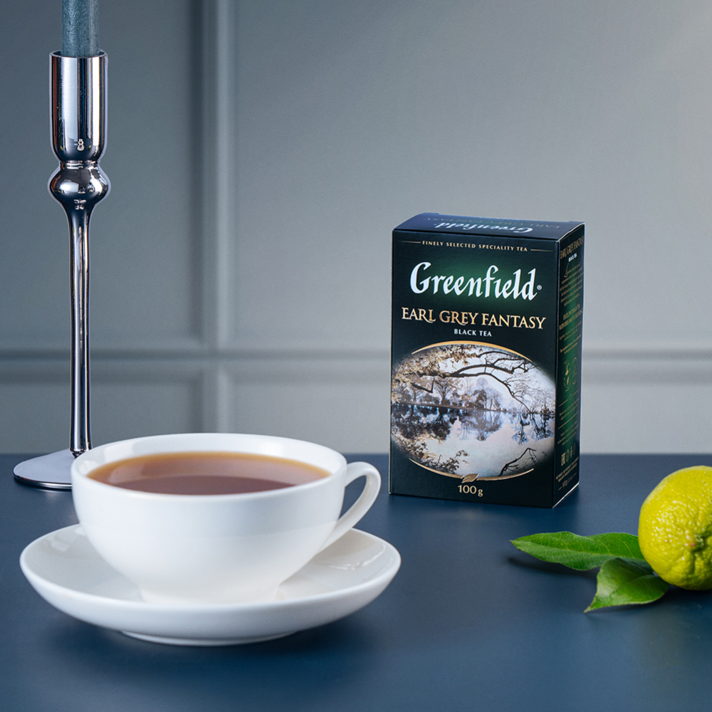 Чай листовой «Greenfield» черный, Earl Grey Fantasy, 100 г #2