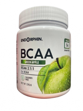 Аминокислота БЦАА ENDORPHIN BCAA 2:1:1 банка 275 г Зеленое яблоко