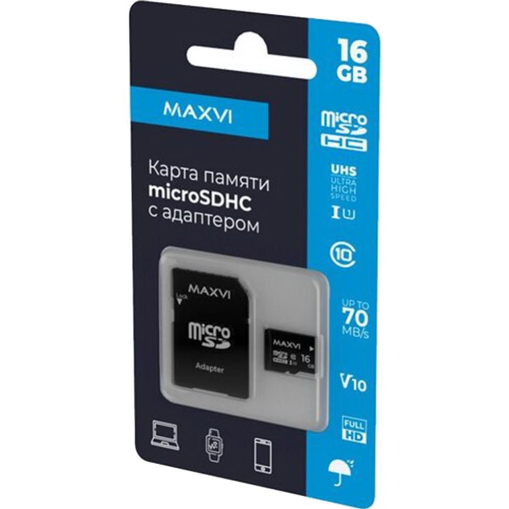 Карта памяти «Maxvi» SDHC 16GB