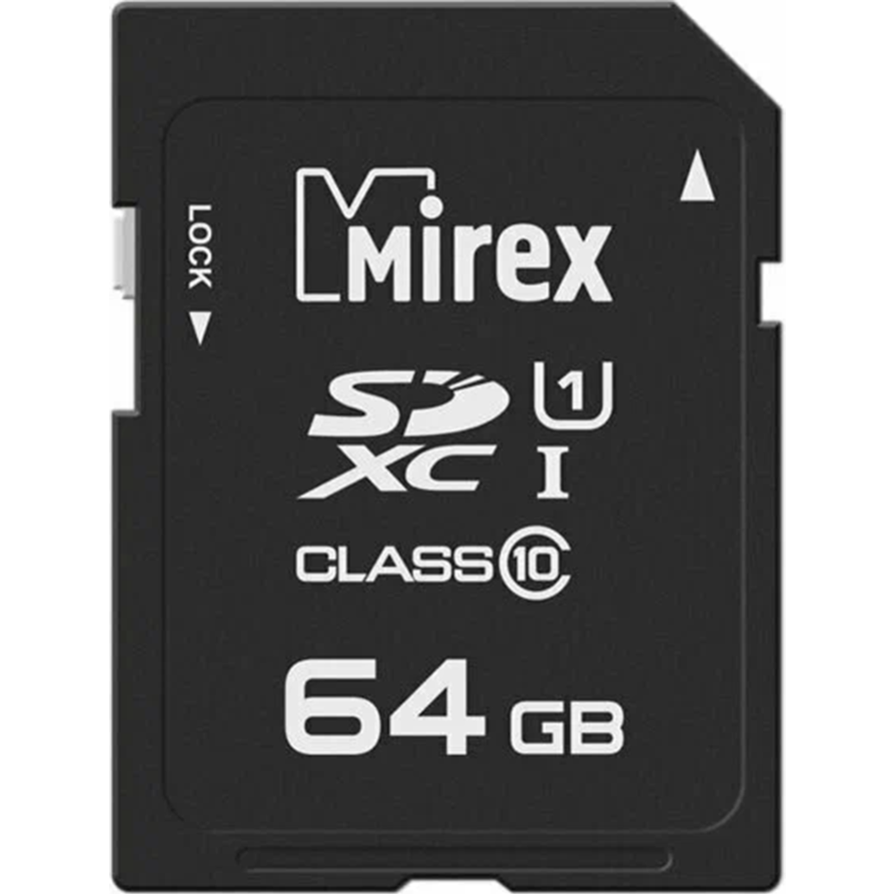 Карта памяти «Mirex» SDXC U1/C10 64GB