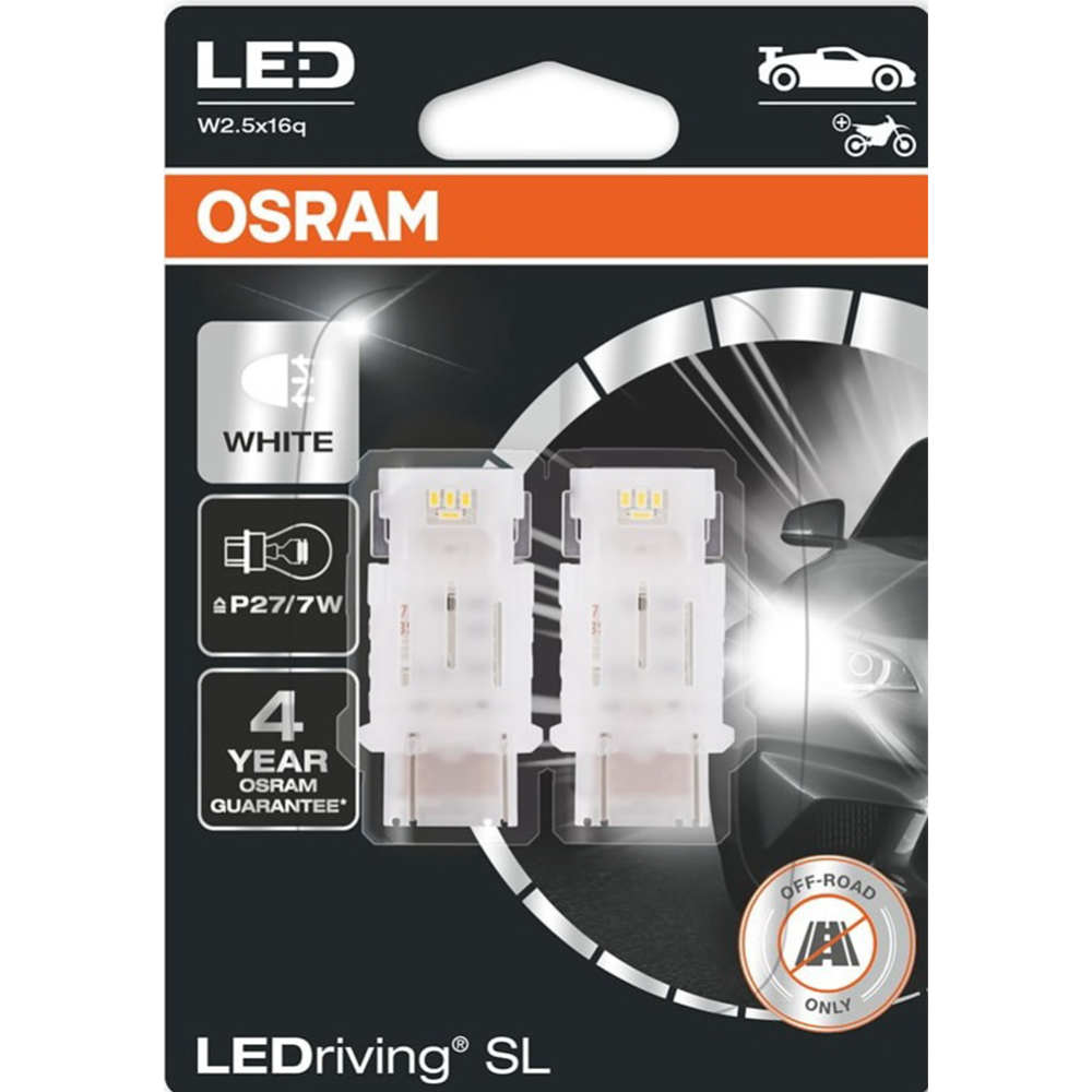 Картинка товара Комплект автоламп «Osram» 3157DWP-02B, 2 шт 