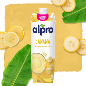 На­пи­ток «Alpro» соево-ба­на­но­вый, 1 л