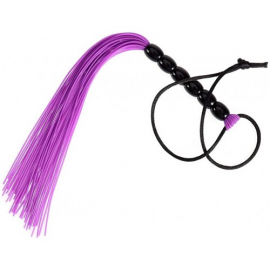 Маленькая резиновая плеть фиолетовая​ 21 см