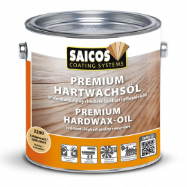 Масло с твердым воском Saicos Premium Hardwax-Oil, 3333 пур 0,125л.