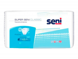 Подгузники д/взр. Super Seni Classic 2 Medium (70-110см) 30 штук