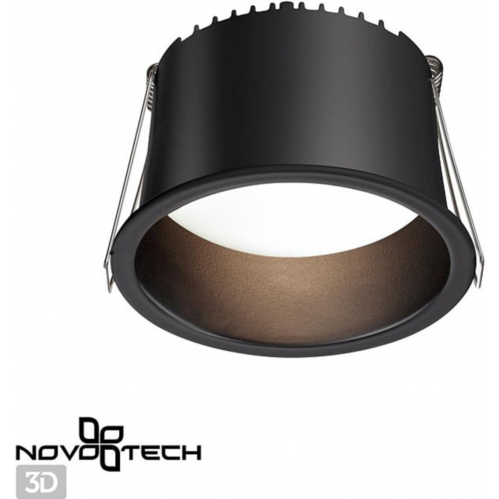 Светильник встраиваемый «Novotech» Tran, Spot NT2, 358902, черный