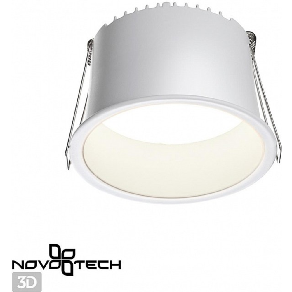 Светильник встраиваемый «Novotech» Tran, Spot NT22, 358901, белый