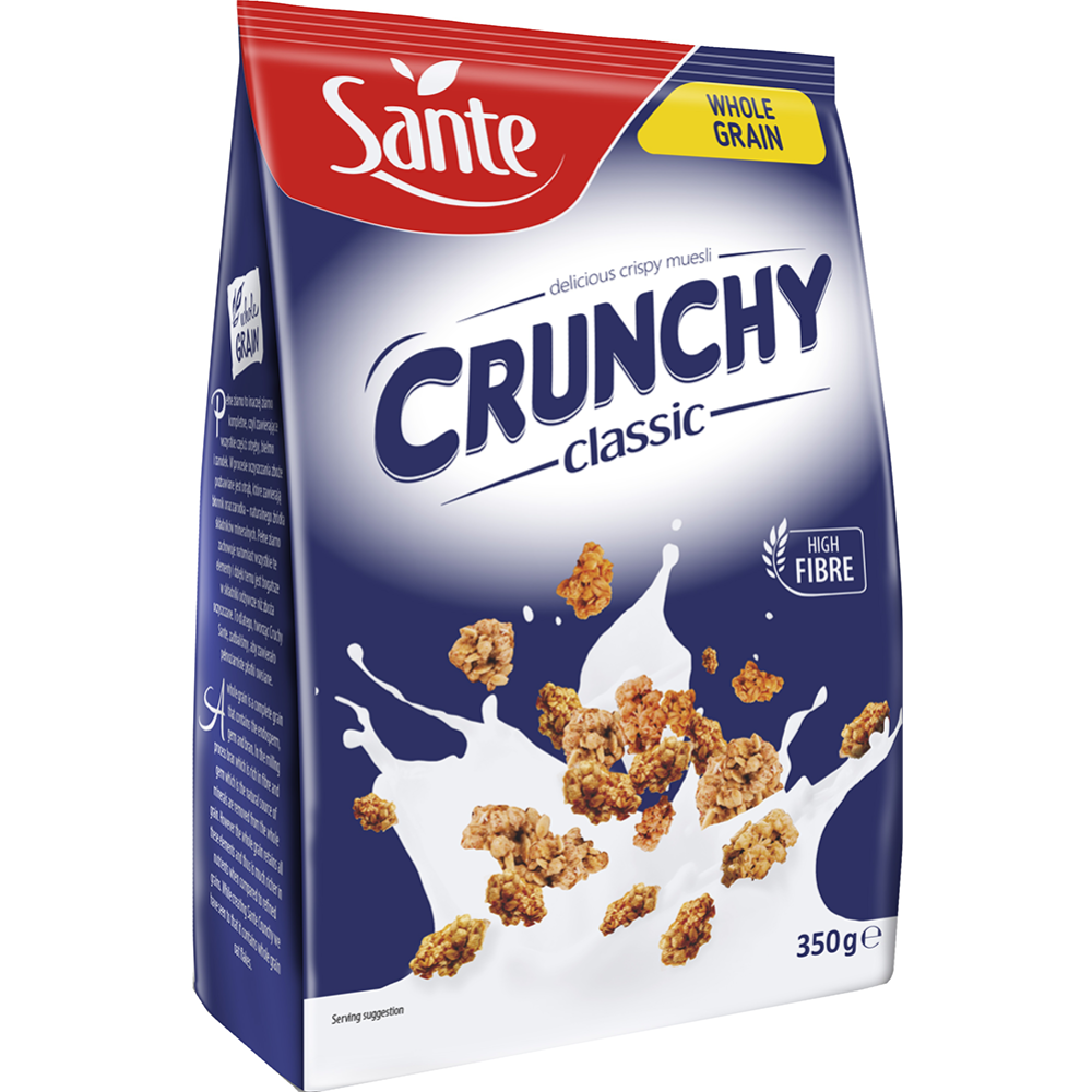 Мюсли «Sante» Crunchy, натуральные, 350 г #0