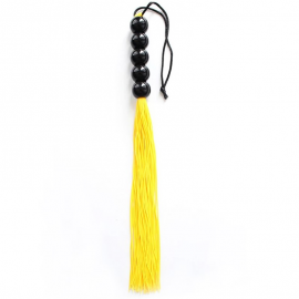 Желтая резиновая плеть 35 см