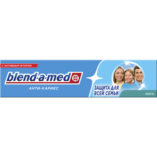 Зубная паста «Blend-a-med» анти-кариес, мята, 100 мл.