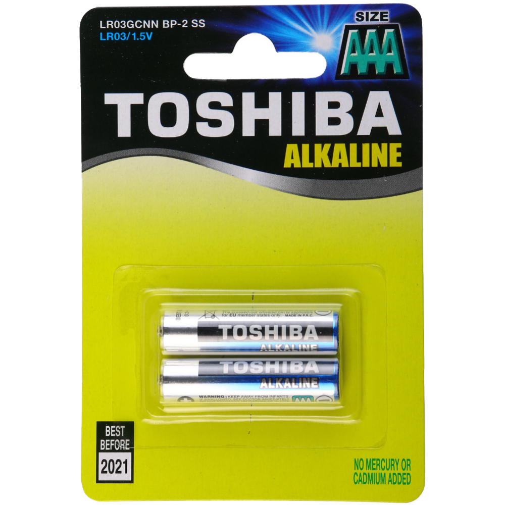 Элемент питания «Toshiba» Blue Line, ААА, BP2 