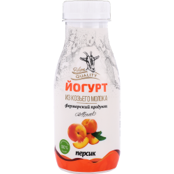 Йогурт пи­тье­вой из ко­зье­го молока «КФК Дак» с пер­си­ко­вым джемом, 3-4.5%, 250 г