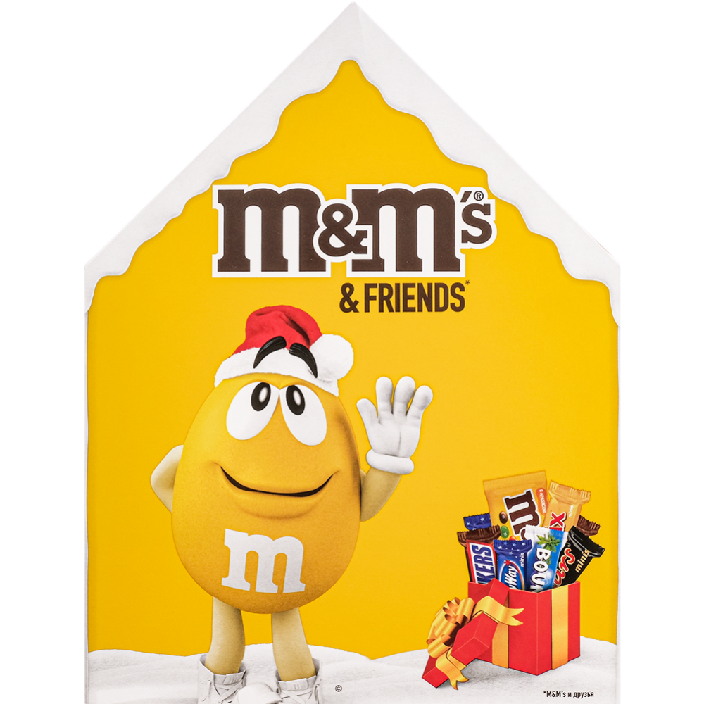 Подарочный набор кондитерских изделий «M&M's & Friends» Ginger house, 211 г