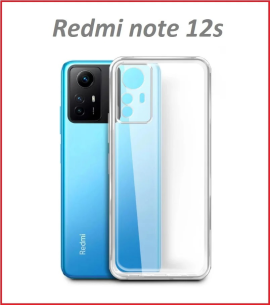 Силиконовый чехол для Xiaomi Redmi Note 12s прозрачный