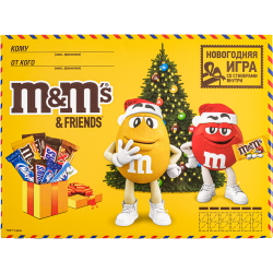 По­да­роч­ный набор кон­ди­тер­ских из­де­лий «M&M's & Friends» Big Envelop, 577 г