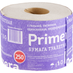 Бумага туа­лет­ная «Primera» 250, 1 шт