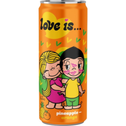На­пи­ток га­зи­ро­ван­ный «Love Is» ананас и апель­син, 330 мл