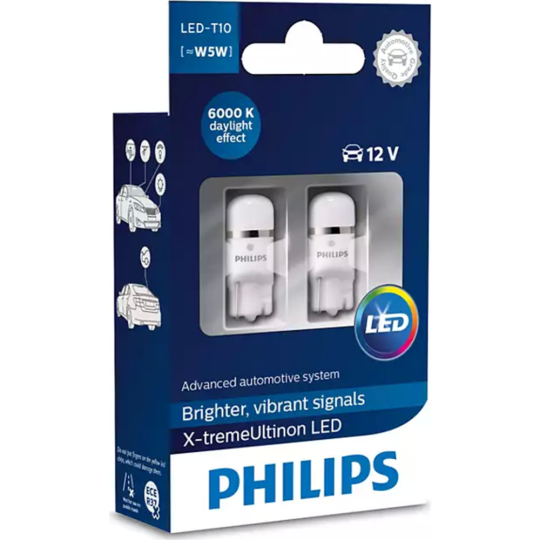 Комплект автоламп «Philips» W5W 127996000KX2, 2 шт