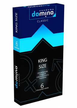 Презервативы увеличенного размера Domino Classic King size 6 шт