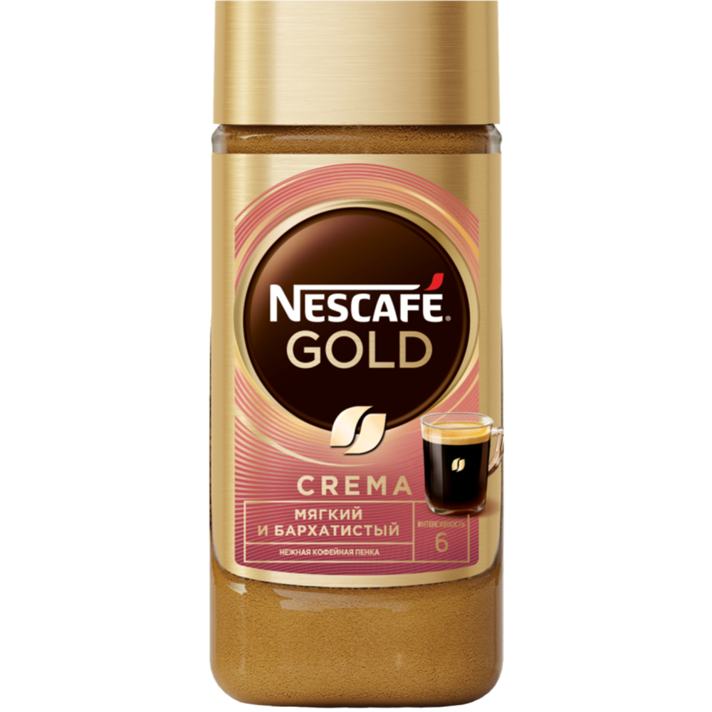 Кофе натуральный растворимый «Nescafe Gold» Crema, 85 г #0