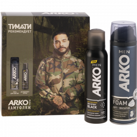 По­да­роч­ный набор «Arko» Пена для бритья+дез­одо­рант, 200+150 мл