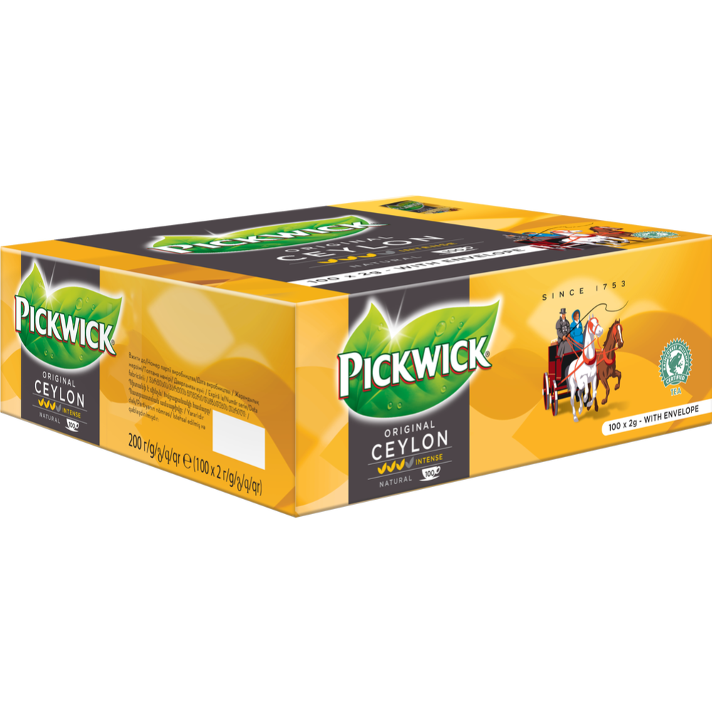 Чай черный «Pickwick» Original Ceylon, 100x2 г #0