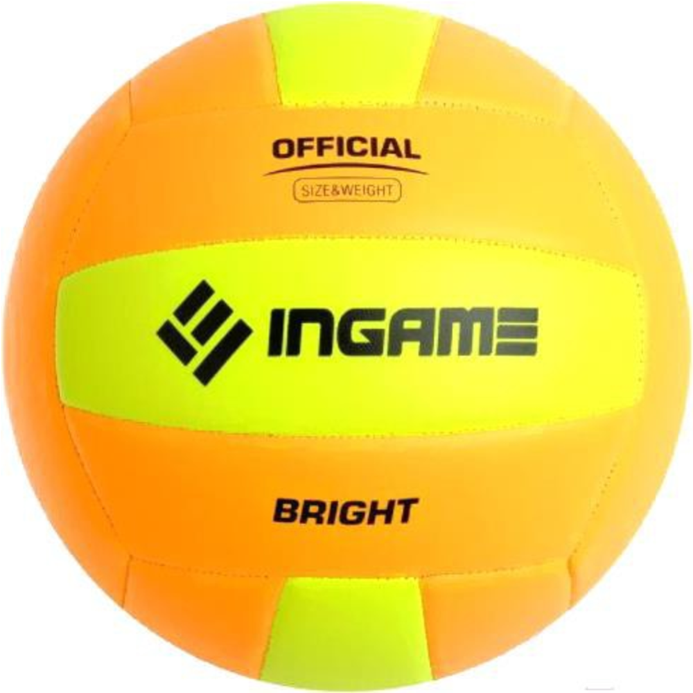 Волейбольный мяч «Ingame» Bright, оранжевый/желтый